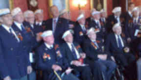 Russian honour: Medal awarded to veterans.