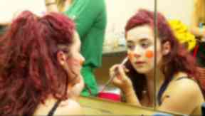 Circus girl Glasgow July 22, 2014.