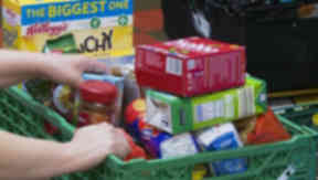 Foodbank poverty anonymous hands