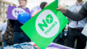 Referendum: Scotland voted to stay in the UK in a landmark referendum in 2014.