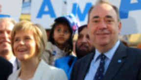 Alex Salmond and Nicola Sturgeon independence campaign September 10 2014 quality indyref