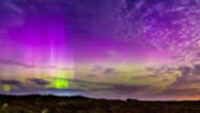 The Northern Lights, aurora borealis, above Caithness on the night of Friday, September 12, 2014.