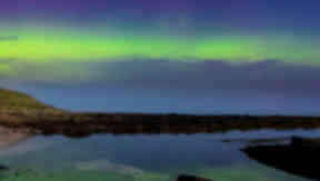 The Northern Lights, aurora borealis, above Caithness on the night of Friday, September 12, 2014.