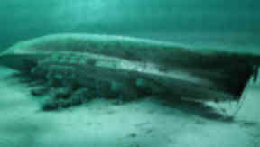 Royal Oak: Wreck of battleship lies on seabed.