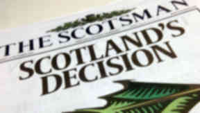 The Scotsman: Newspaper did not support Alex Salmond's push for independence.