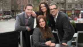 STV Edinburgh presenters for The Fountainbridge Show