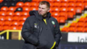 Neil Lennon at Tannadice