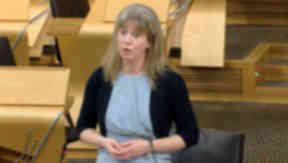 Health Secretary Shona Robison MSP in parliament C. diff apology uploaded November 25 2014