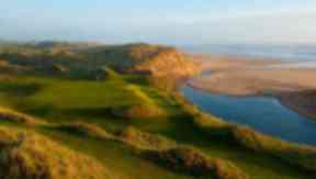 Menie Estate: Part of the course was built on delicate sand dunes.