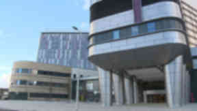 New Southern General Hospital Glasgow ext entrance uploaded March 23 2015