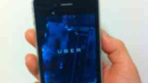 Uber taxi app