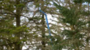 Cherry picker at Strathallan estate, proposed site of T in the Park. Pic from STAG. Uploaded on April 6 2015.