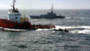 HV Hamal: Cocaine found hidden on Turkish tug boat.