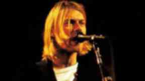 Nirvana front man Kurt Cobain.