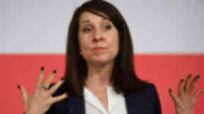 Hard Labour: Kendall faces struggle to win over members.