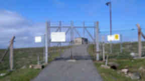 RAF Aird Uig on Lewis, will become whale-watching and listening station. Uploaded from Geograph, July 29 2015.
