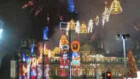 Glasgow city centre will be lit up on Sunday.