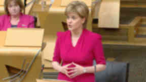 Deal: The First Minister will address Holyrood. (file pic)