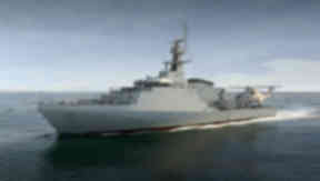 HMS Trent is the third of three River Class Batch 2 Offshore Patrol Vessel (OPV) designed and constructed by BAE Systems. Artist's impression news image uploaded with permission Wednesday October 7 2015