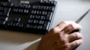Cyber attack: A total of 12 Scottish health boards were affected (file pic).