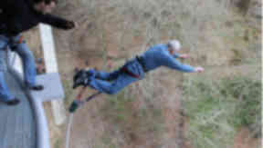 Oldest Jumper: John Macdonald celebrated his 80th birthday with a bungee jump.