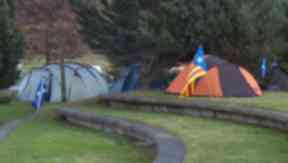Camp: Group want to continue their 'spiritual' vigil.