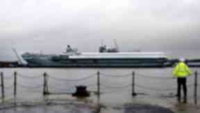 HMS Queen Elizabeth: Largest warship built in the UK.