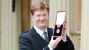 Danny Alexander: Awarded a knighthood at Buckingham Palace.