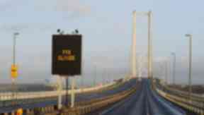 Closure: Forth Road Bridge was closed for much of December into early 2016.