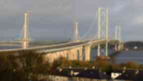 Repairs: Forth Road Bridge was closed in December