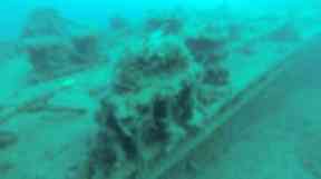 Wrecks found: Divers discover unusual vessels.