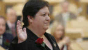 Jackie Baillie: Figures are 'nail in the coffin' for health service pledge.