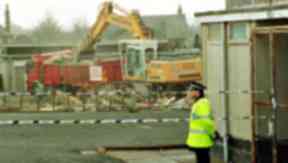 Demolition job: The gymnasium where events unfolded.