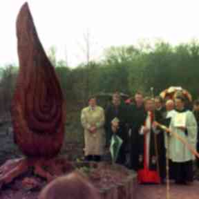 Yew tree: National memorial allowing people to 'celebrate' the lives of the 16 children.