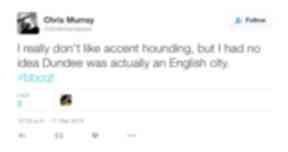 @chrismurraylaw tweet on Question Time