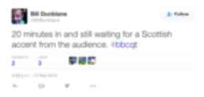 @billdunblane tweet on Question Time