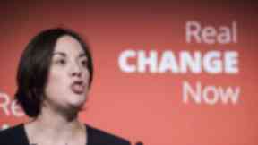 Kezia Dugdale: Scottish Labour only announced the policy a short while ago.