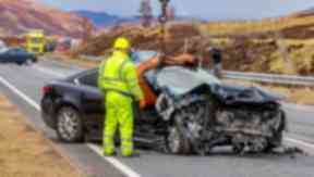 Crash: Amanda Harold suffered fatal injuries.