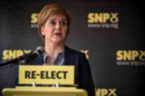 Campaign pledge: Sturgeon said plans for a summer independence drive would go ahead. (file pic)