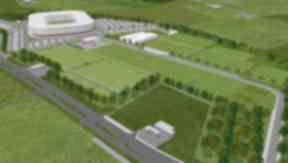 Vision: Artist's impression of the stadium plans.