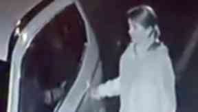 Hazel Innes: Caught in the act after woman set up a CCTV camera outside her home.