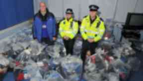 More than £30m worth of fake goods were seized.