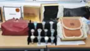 Stalls selling counterfeit goods have been removed.