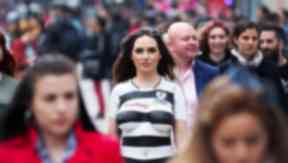 Topless model used in Ayr United kit launch promotion.