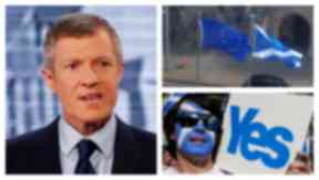 Willie Rennie: The Lib Dem said support for independence is at a record high.