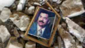 Shattered: Hussein's regime was overthrown in 2003.