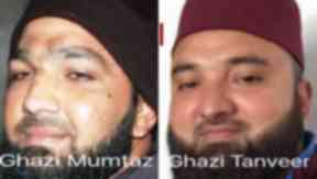Killers: Mumtaz Qadri and Tanveer Ahmed side by side in Facebook post.