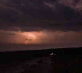 Lightning strikes at Durris, uploaded July 20 2016