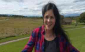 Diana visited the site of the historic battle which is a major part of the story