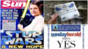 Nationalist media: SNP enjoys backing from several newspapers.